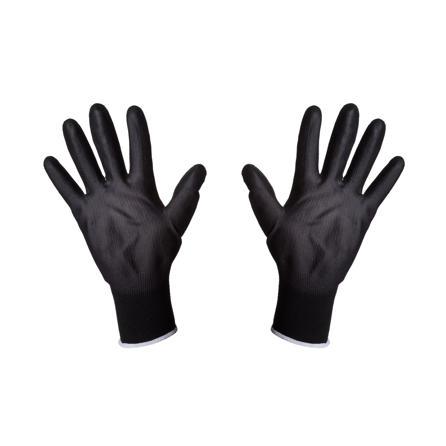 Black Polyester Shell With Black PU Coating