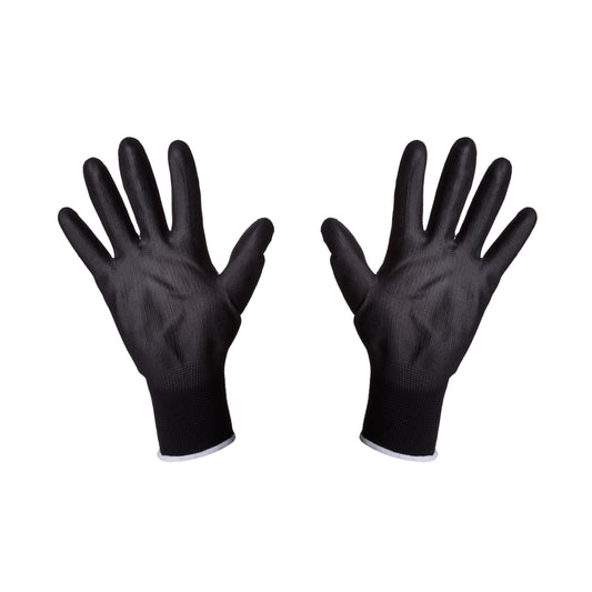 Black Polyester Shell With Black PU Coating