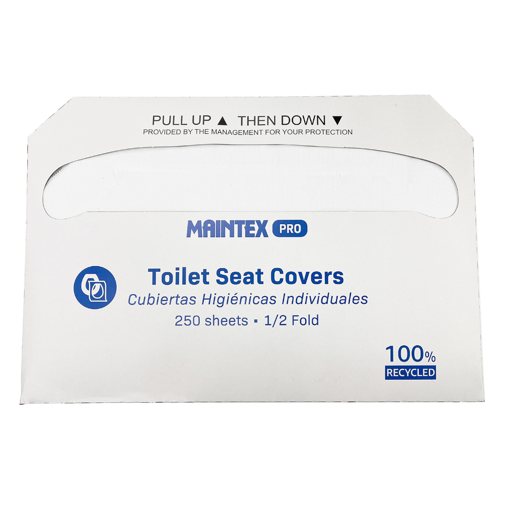 Pro 1/2 Fold Toilet Seat Cover, 20/250sh